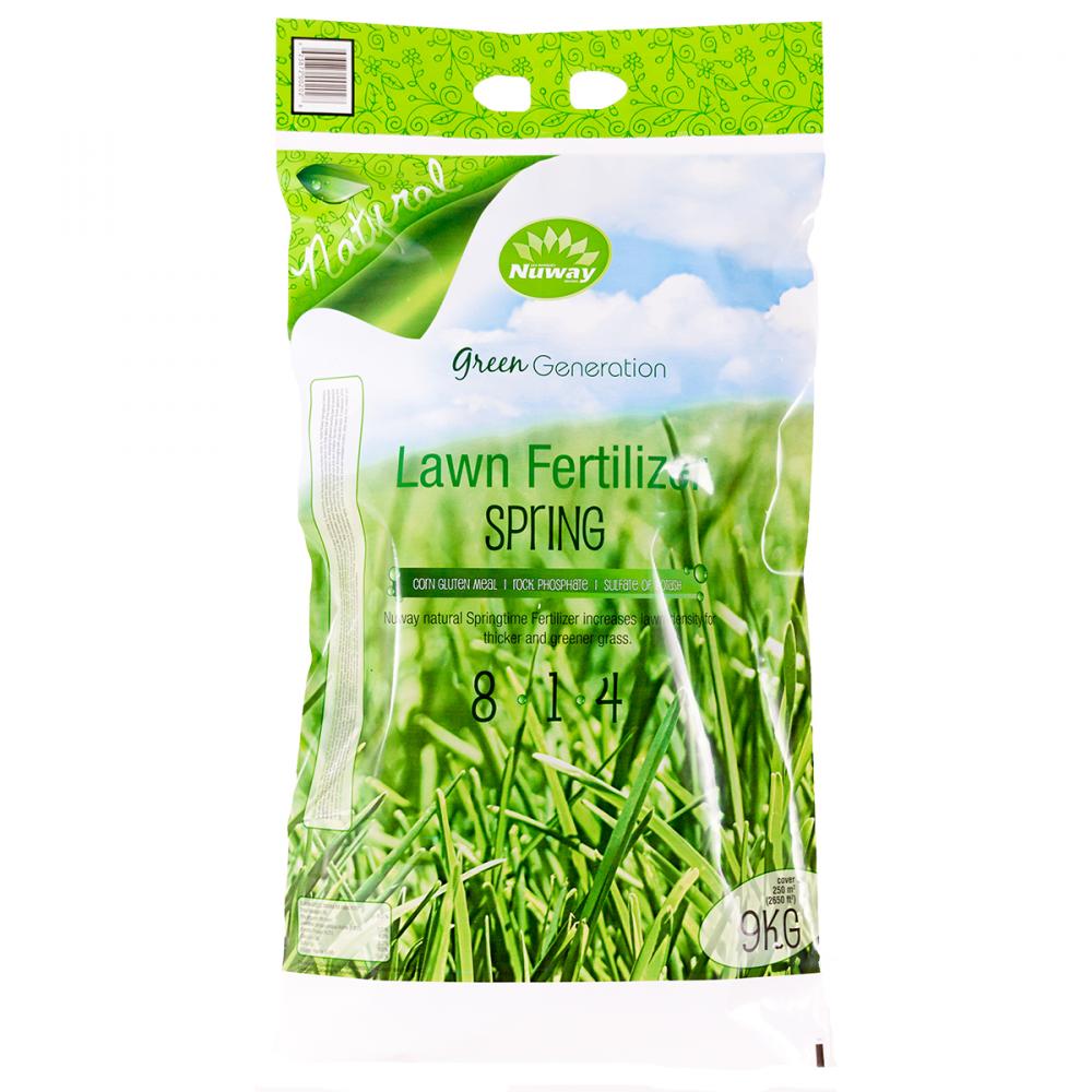 Green Generation Spring Lawn Fertilizer 8-1-4 9Kg