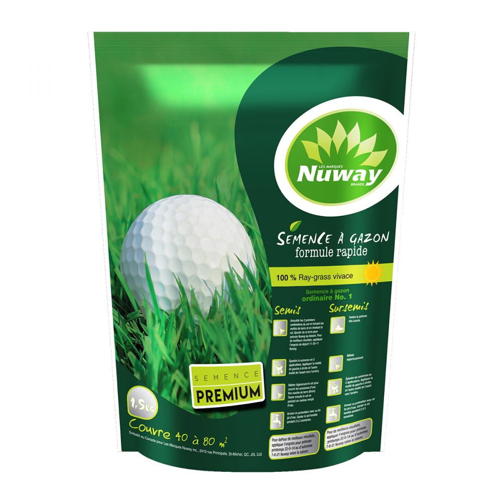 Nuway Fast Grow Grass Seed Mix 1.5Kg
