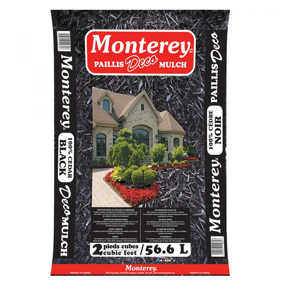 Monterey Cedar Mulch Black 2cu.ft.