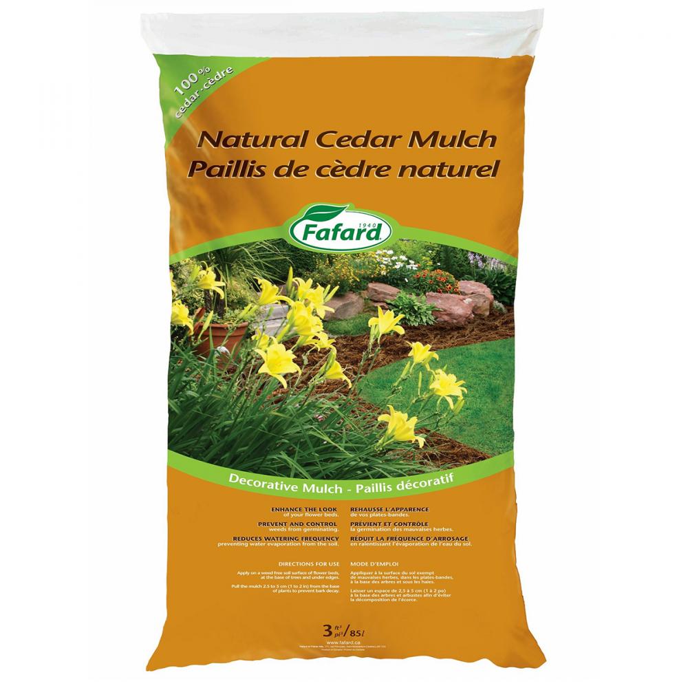 Fafard Cedar Mulch Natural 3cuft