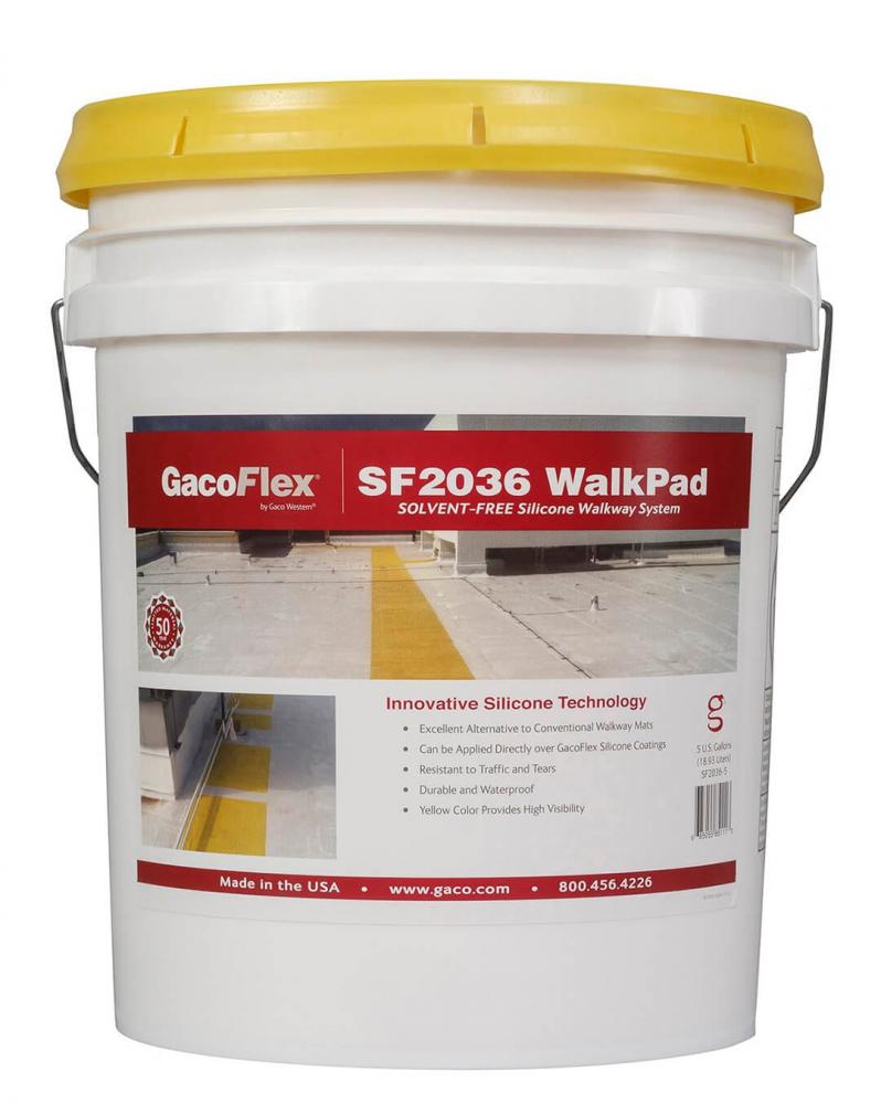 GacoFlex Solvent-Free Silicone Walk Pad Gal. Yellow