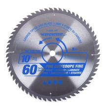 Toolway 111038 - 2PC Carbide Tipped Saw Blades ATB 10in (255mm) 7600RPM Crosscut 32T/Fine Cut 60T