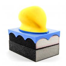 Toolway 120092 - Hand Sanding Board 2 Sponges Kit 4inx3inx1in (80 & 120 Grain Size)