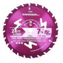 Toolway 120465 - Blade 7¼" 24T Thin Kerf Carbide Tipped