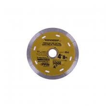 Toolway 120481 - Diamond Saw Blade 4in - 105mm x 8mm Super Thin With 8 Slots