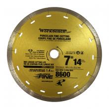 Toolway 120484 - Diamond Saw Blade 7.25in 180mm x 8mm Super Thin With 14 Slots