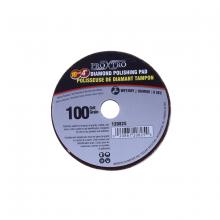 Toolway 120825 - 10Pc Diamond Wet/Dry Polishing Pad 4in 100grit