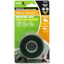 Toolway 122310 - Maximum Bond Mounting Tape 19mm x 1mm x 2m Indoor