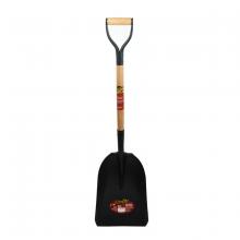 Toolway 130510 - Grain Scoop Shovel 44in x 16in Steel Blade Wood D-Handle