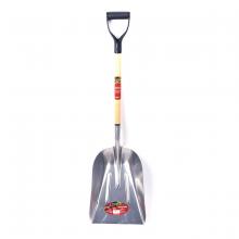 Toolway 130513 - Grain Scoop Shovel 46in x 12-4/5in Aluminum Blade Wood D-Handle