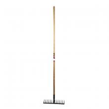 Toolway 130521 - Asphalt Levelling Rake 56-1/2in 14-Carbon Steel Tine Hardwood  Handle