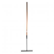 Toolway 130527 - Asphalt/Tar Rake 54in Forged 14-tine x 3-3/4 Teeth Wood Handle
