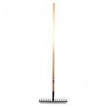 Toolway 130530 - Levelling Rake 54in 16-tine HD Forged Steel Wood Handle