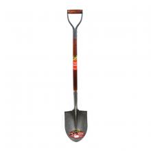 Toolway 130553 - Shovel Round Point 53in x 8-1/2in Blade Wood Metal D-Handle