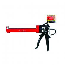 Toolway 160006-20 - Pro Rotating Cradle-Style Caulking Gun with Auto Flow Stop 9" Red