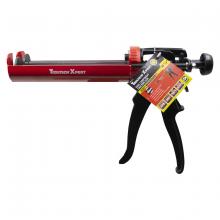 Toolway 160023 - Pro Dual High Density Cradle-Style Caulk Gun F/200ml Cartridge 6½" Red