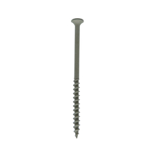 Toolway 169256 - 100PK Deck Screws Green Ceramic #8 x 3in