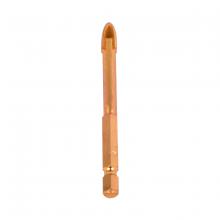 Toolway 170223 - Drill Bit Glass & Tile Cross 5/16in x 80mm Carbide Tip ¼in Shank