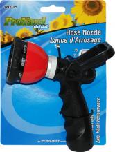 Toolway 180015 - HD Firemans Hose Nozzle Sprayer Rear Trigger Adjustable Spray Black/Green