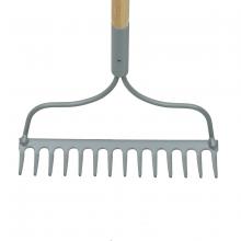 Toolway 180035 - Bow Rake 54in 14-Steel Tine Wood L-Handle
