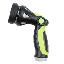 Toolway 180120 - Hose Nozzle Sprayer Metal Thumb Trigger 8-Pattern Green/Black