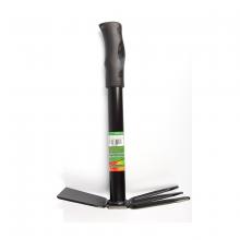 Toolway 180137 - Handheld Hoe & Cultivator Oval Steel Handle and Grip 16"
