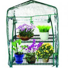 Toolway 184401 - Mini Greenhouse Portable 2-Tier 27x19x37in