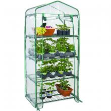 Toolway 184402 - Greenhouse Portable 4-Tier 27 x 19 x 61"