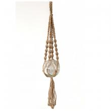 Toolway 184434 - Planter Hanger Macrame Jute Rope 43in Natural Jute