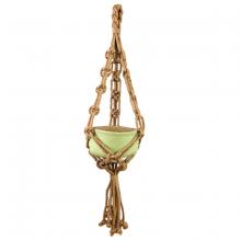 Toolway 184436 - Planter Hanger Macrame Jute Rope 49in Natural Jute