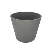 Toolway 184603 - Planter Composite Round Taper 12in x 10in Pewter