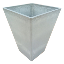 Toolway 184612 - Planter Composite Square 10in x 13in Pewter