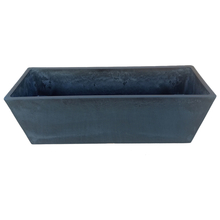 Toolway 184619 - Planter Composite Rectangular Box 28in x 9in x 10in Blue