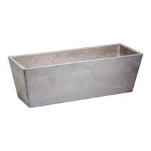 Toolway 184620 - Planter Composite Rectangular Box 20in x 7in x 6in Pewter