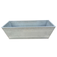 Toolway 184621 - Planter Composite Rectangular Box 28in x 9in x 10in Pewter