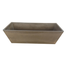 Toolway 184623 - Planter Composite Rectangular Box 28in x 9in x 10in Sand