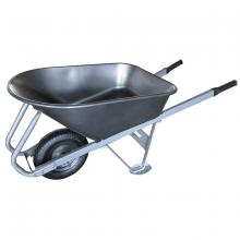 Toolway 190987 - Wheelbarrow EZ Roll & Dump 6 cu.ft. Steel Tray Air Tire Steel Handle