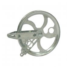 Toolway 290103 - CY78555 Clothesline Pulley 5 ½in Zinc Copper Bushing