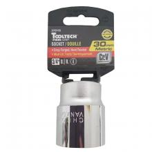 Toolway 370118 - Shallow Socket Metric 30mm x 3/4in Dr 6-Points Cr-V