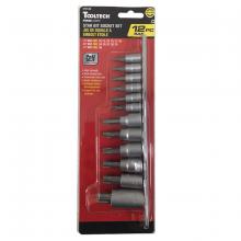 Toolway 370149 - 12PC Star Bit Socket 1/4in, 3/8in & 1/2in Dr Set