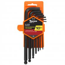 Toolway 393102 - 10PC Ball End Hex Key Set -Met Cr-V