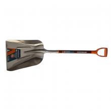 Toolway 428017 - Grain Scoop Shovel Aluminum 30in Wood  D-Handle