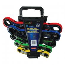 Toolway 702436 - Ratcheting Metric Wrench Box End 5pc