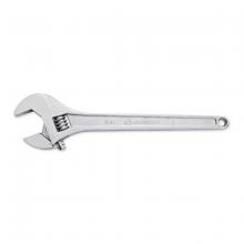 Toolway 80025402 - Adjustable Wrench 15in Chrome Carded