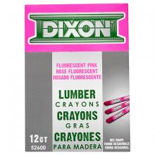 Toolway 80052600 - 12Pk Lumber Crayon Neon Pink 526