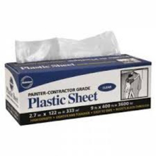 Toolway 85900004 - Painters Film Clear 9ft x 400ft W/Dispenser Box