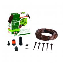 Toolway 88000104 - Drip Irrigation Dripper Line with Connectors 50'