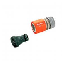 Toolway 88006928 - 2PC Set Plastic Quick Connect Male Hose Connector Set 1/2"