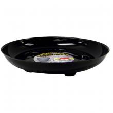 Toolway 88008811 - Plant Saucer Black Vinyl Heavy Footed Round 8in