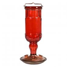 Toolway 88010159 - Hummingbird Feeder Antique Red Bottle 24oz